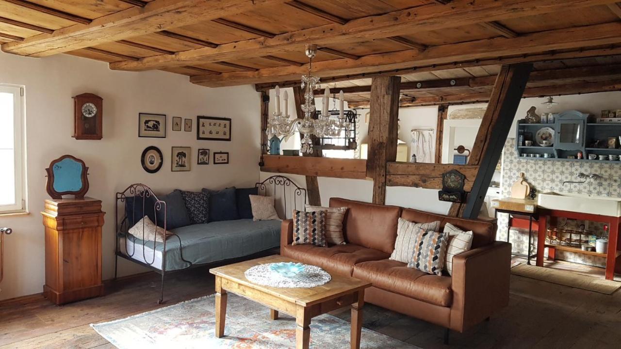 Hoher Hirschen: Historic Tudor House with Stylish Studio and Museum Apartment Bodman-Ludwigshafen Exterior photo